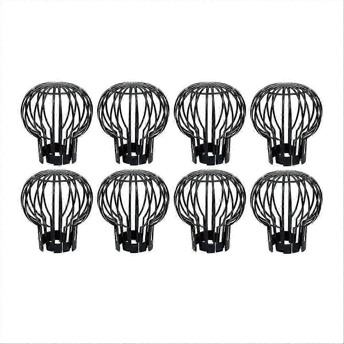 8Pcs Plastic Gutter Guards, Downpipe Leaf Guard, Downspout Filter