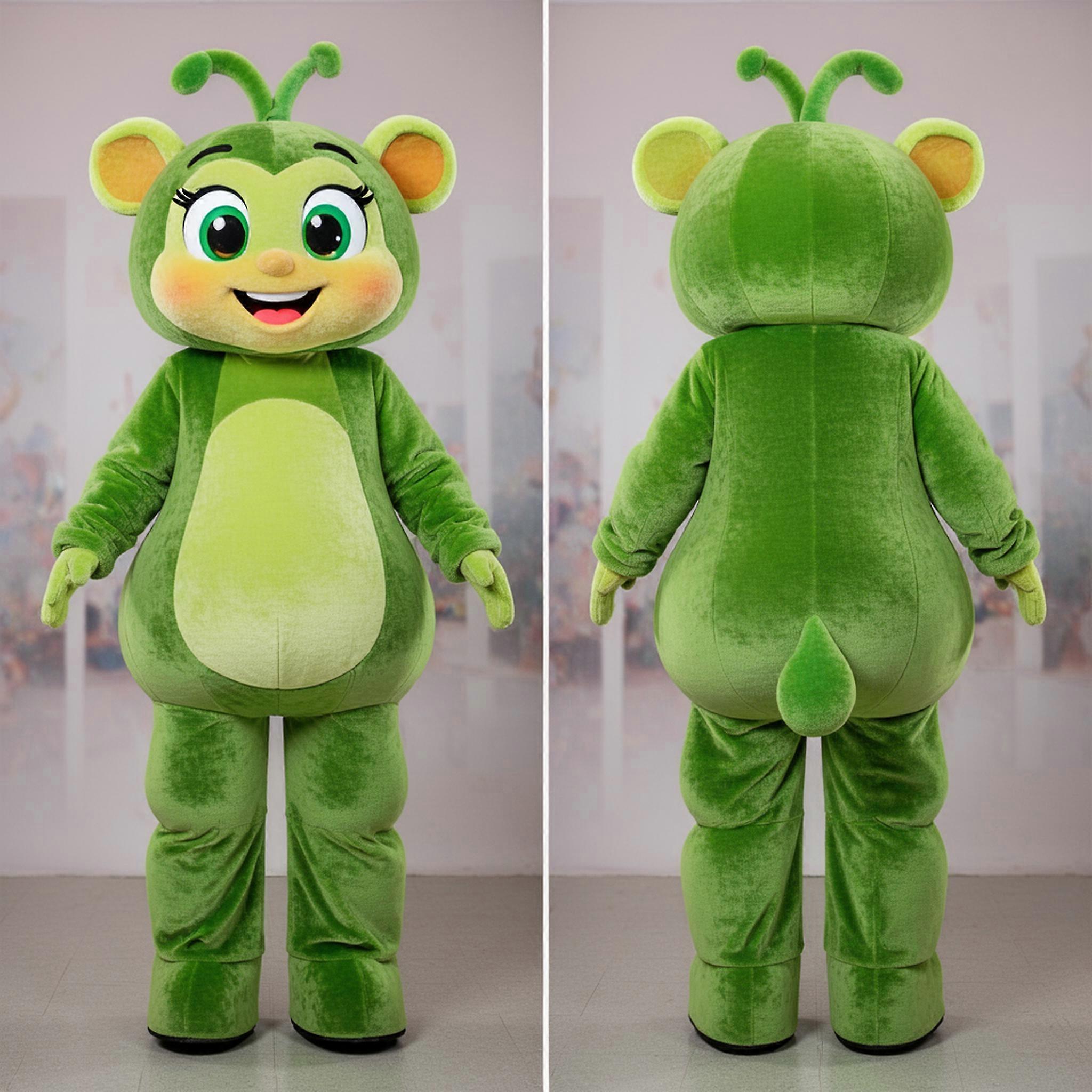 MASTICOT Olive Whimsical Stilt Walker Mascot