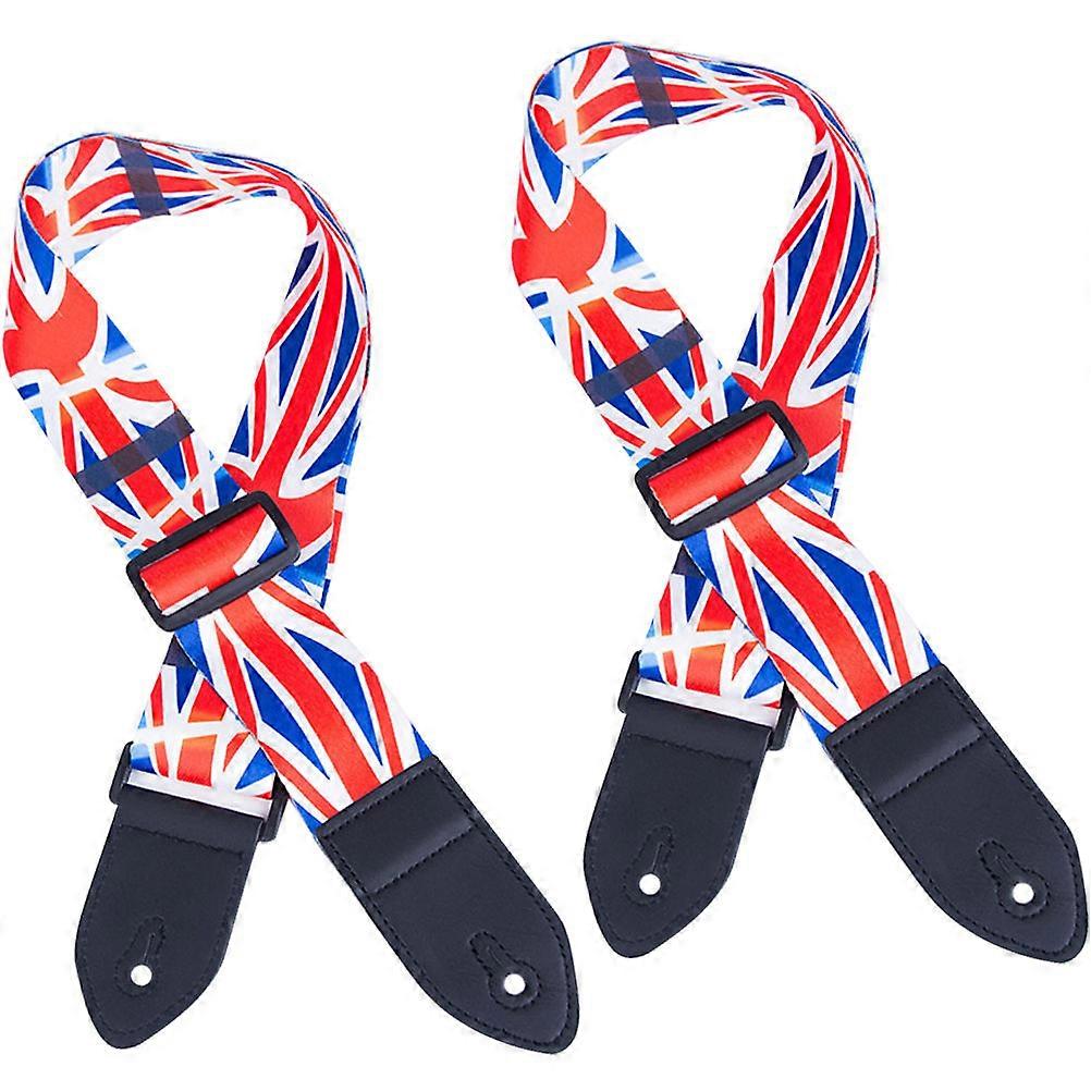 Widened Guitar Strap Adjustable Shoulder Strap 2Pcs with