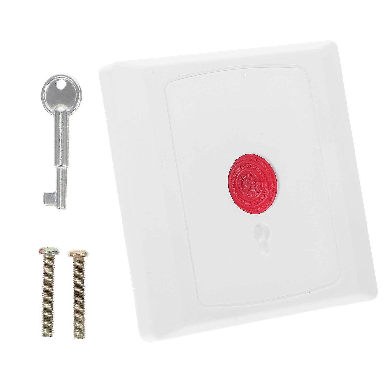 Waterproof Emergency Stop Button Switch for Home Safety 3Pcs Red Button Box