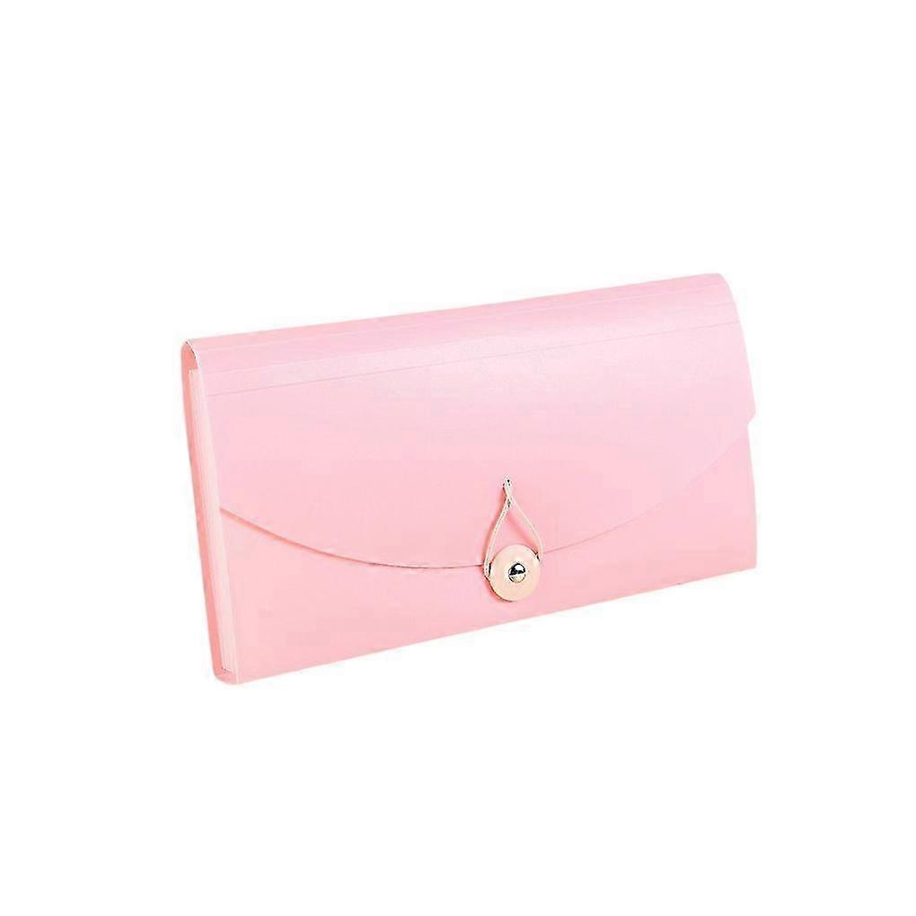 Portable Plastic File Folder Bag 13 Pockets