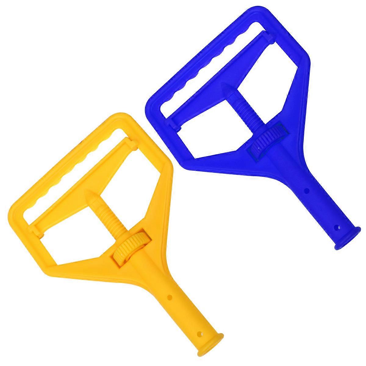 Mop Head Screw Clamp Plastic Mop Head for Office 6Pcs