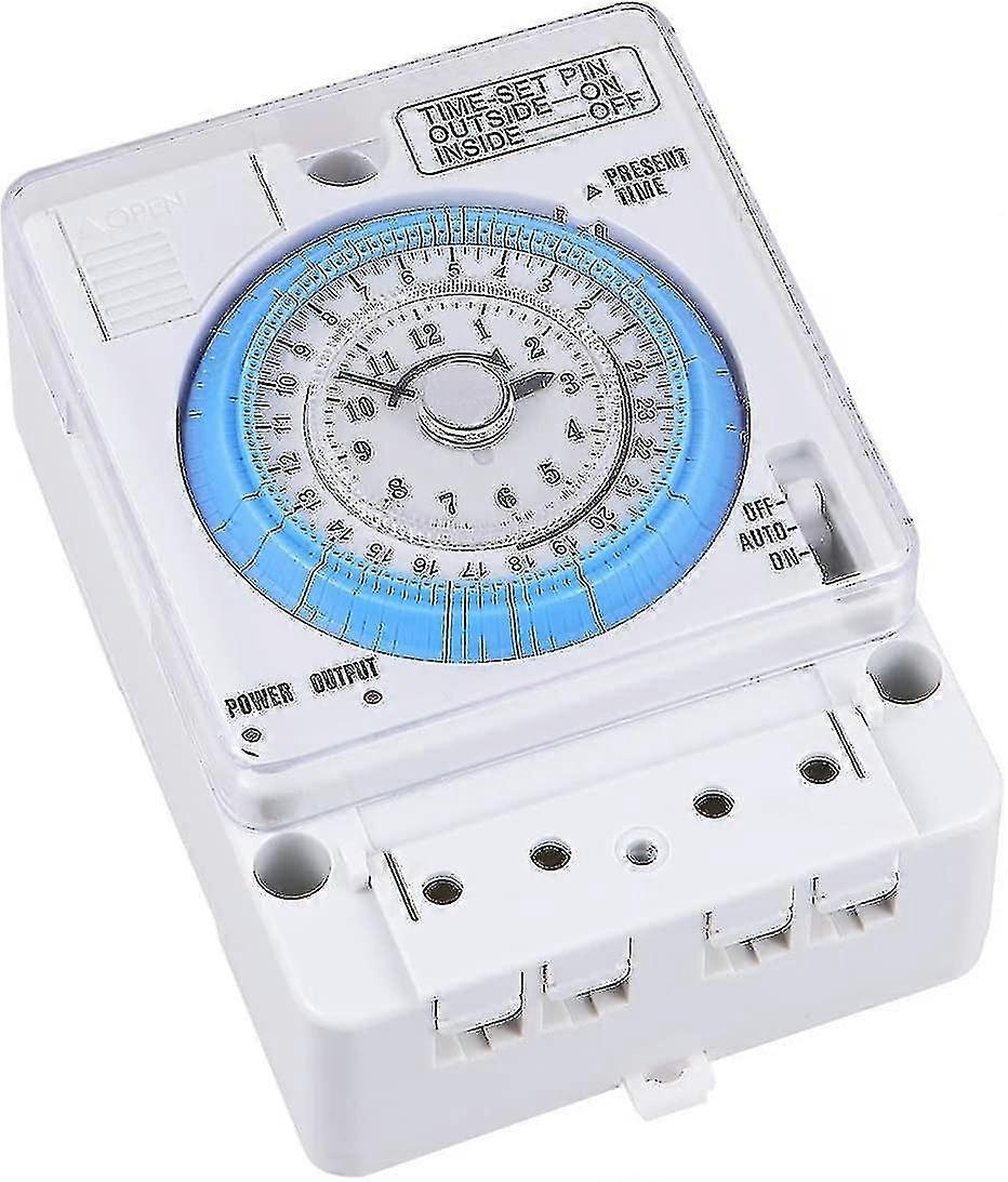 Mechanical timer, 12VAC/DC time control switch kitchen timer portable precise timer outdoor time control switch