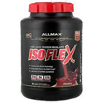 ALLMAX, ISOFLEX®, Rent vassleproteinisolat, Choklad, 2,27 kg