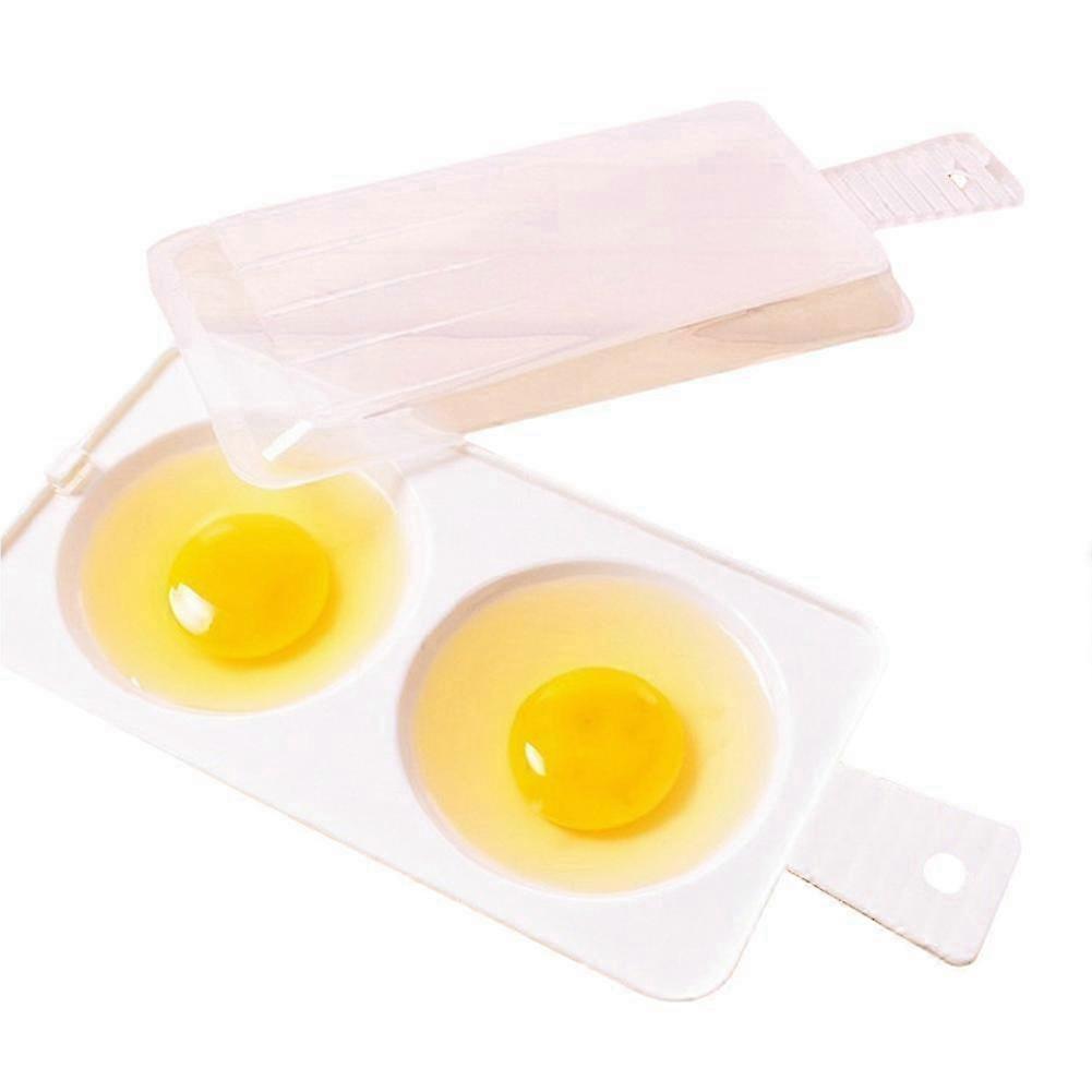 Microwave-Safe Double Egg Poacher