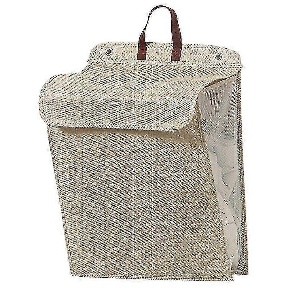 Compact Foldable Wall-Hanging Hamper