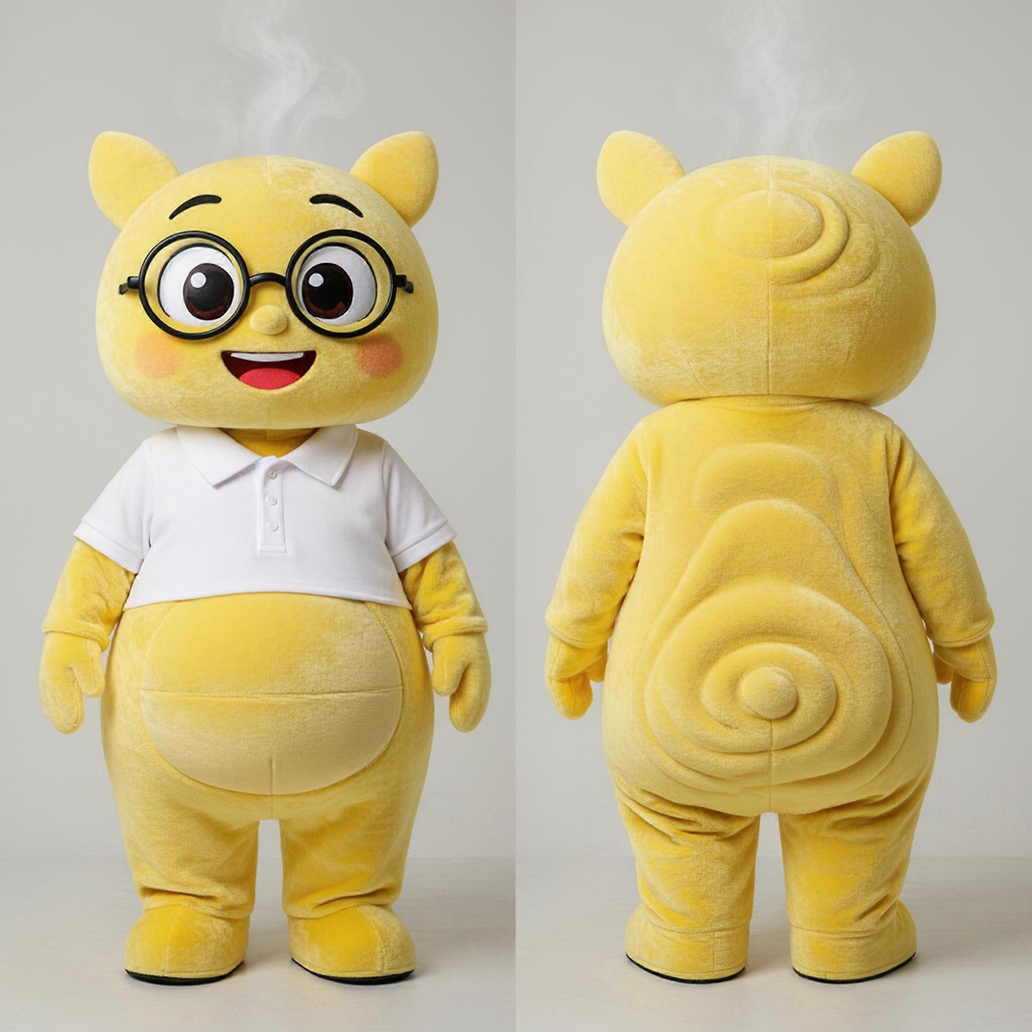 MASTICOT Lemon Yellow Smiling Miso Soup Mascot