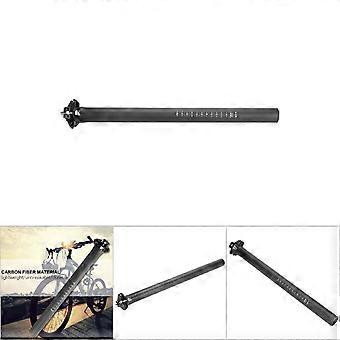 Koolstofvezel Mountainbike Schokbestendige Fiets Zadelpen Zadelpen Zadelpen (31.6X400MM)