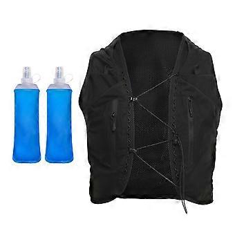 Hydration Vest Pack with Soft Water Bottles, Large Capacity Running Hydration Pack for Cycling and Hiking