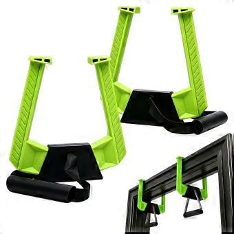 Set van 2 optrek- en trainingsringen voor deurkozijnen, indoor optrekstang voor volwassenen, kindertrainingsringen