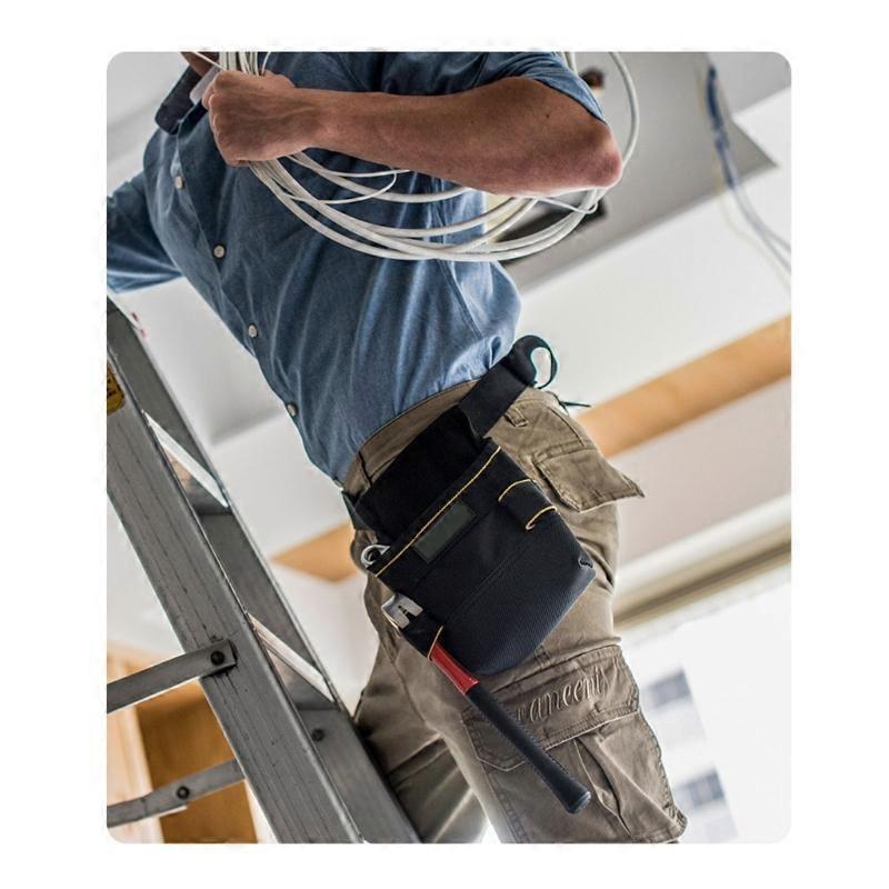 Versatile Carpenter Tool Holder With Adjustable Strap And Reinforced Construction