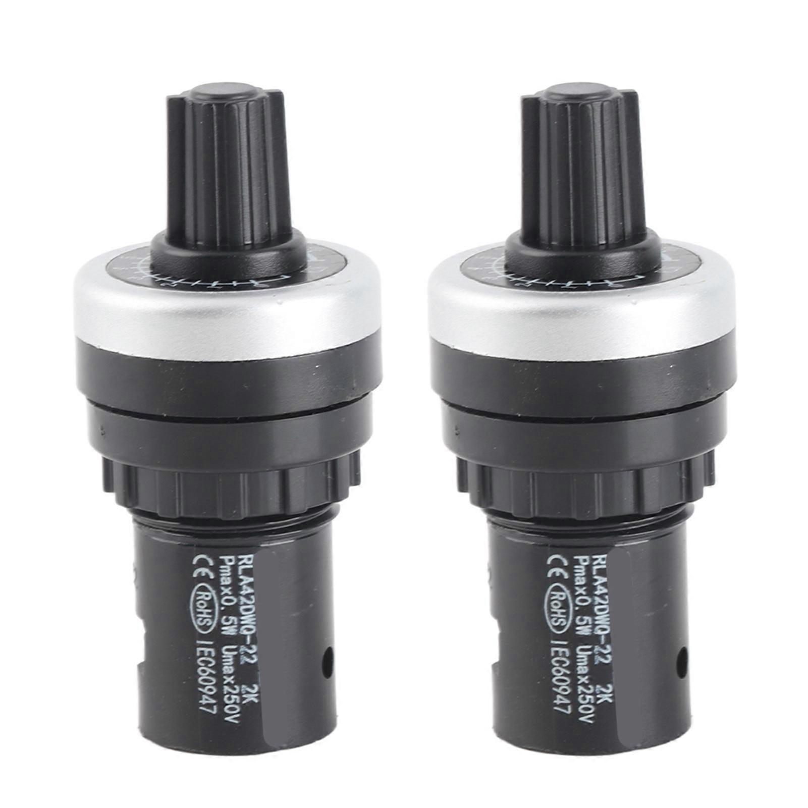 LA42DWQ High Accuracy Variable Speed Adjustable Single Circle Potentiometer 22mm 2K