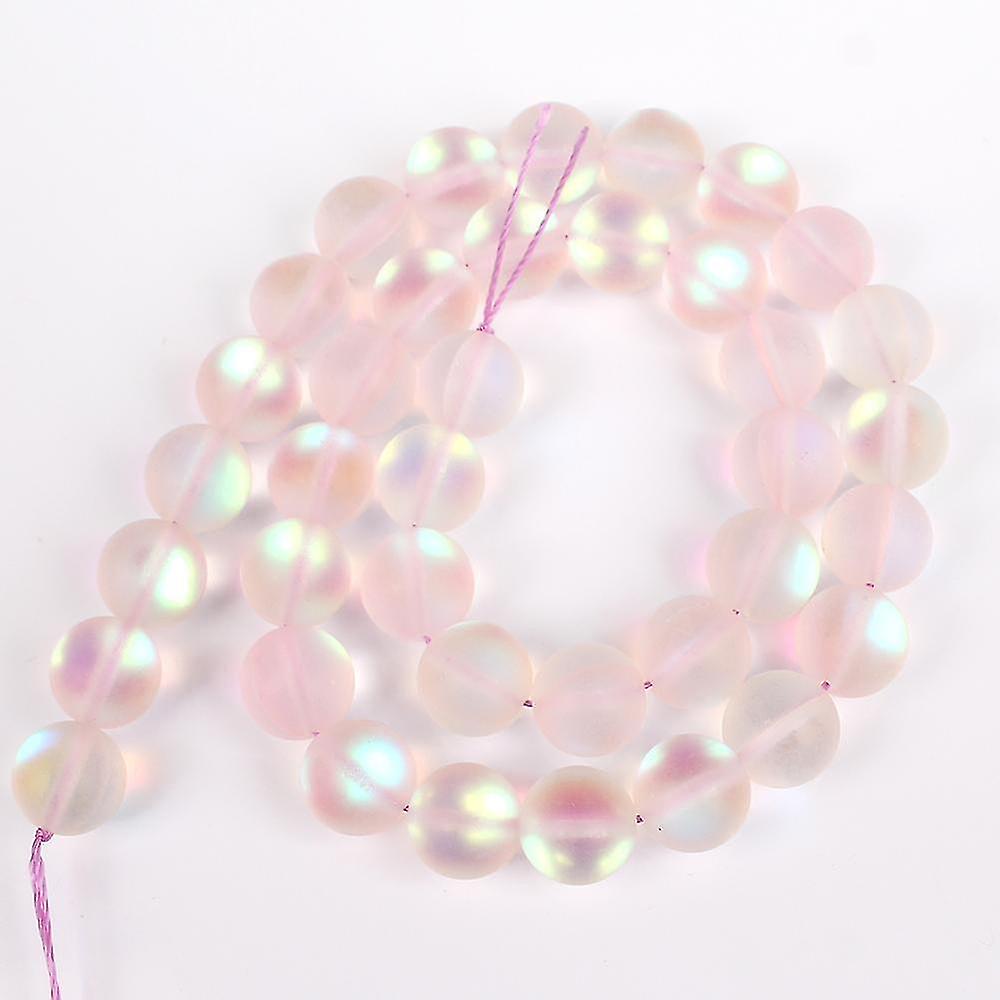 Pink 6mm approx 61pcs Amazonite Garnet Agates Angelite Quartz & Lava Beads For Diy Bracelet