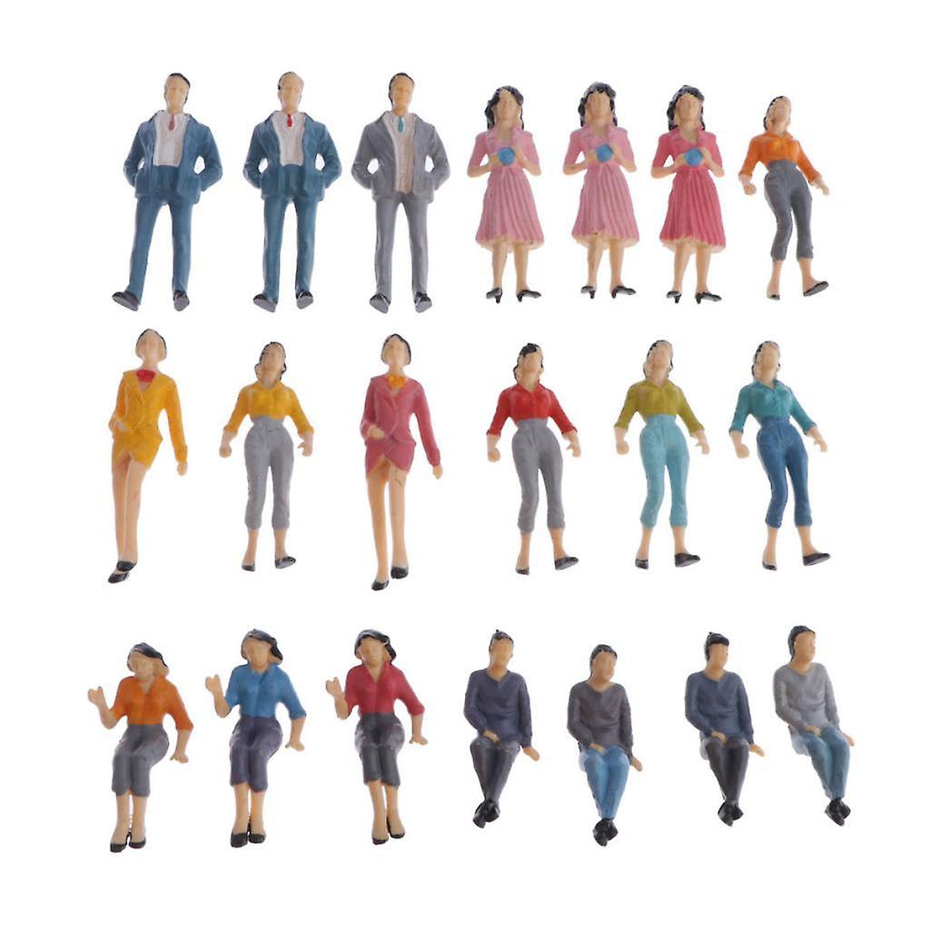 20pcs 1/25 Sand Table Doll DIY Handmade Building Model Color Material NEW
