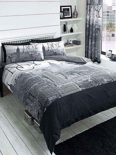 New York City Dekbedovertrek en Kussensloop Set
