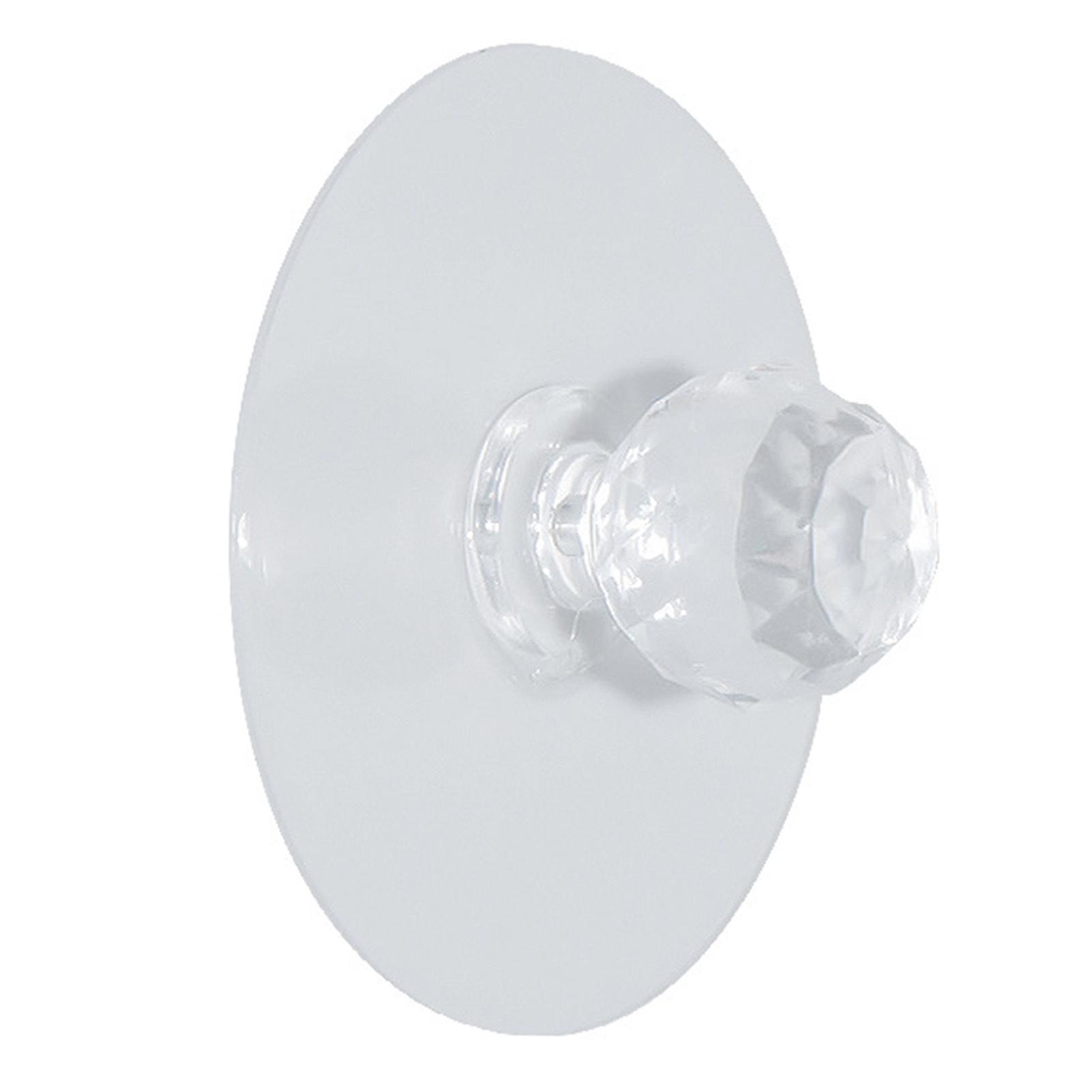 Seamless Waterproof Wall Hooks Crystal Shaped Pulls Handles For Wardrobe Kitchen Cupboard