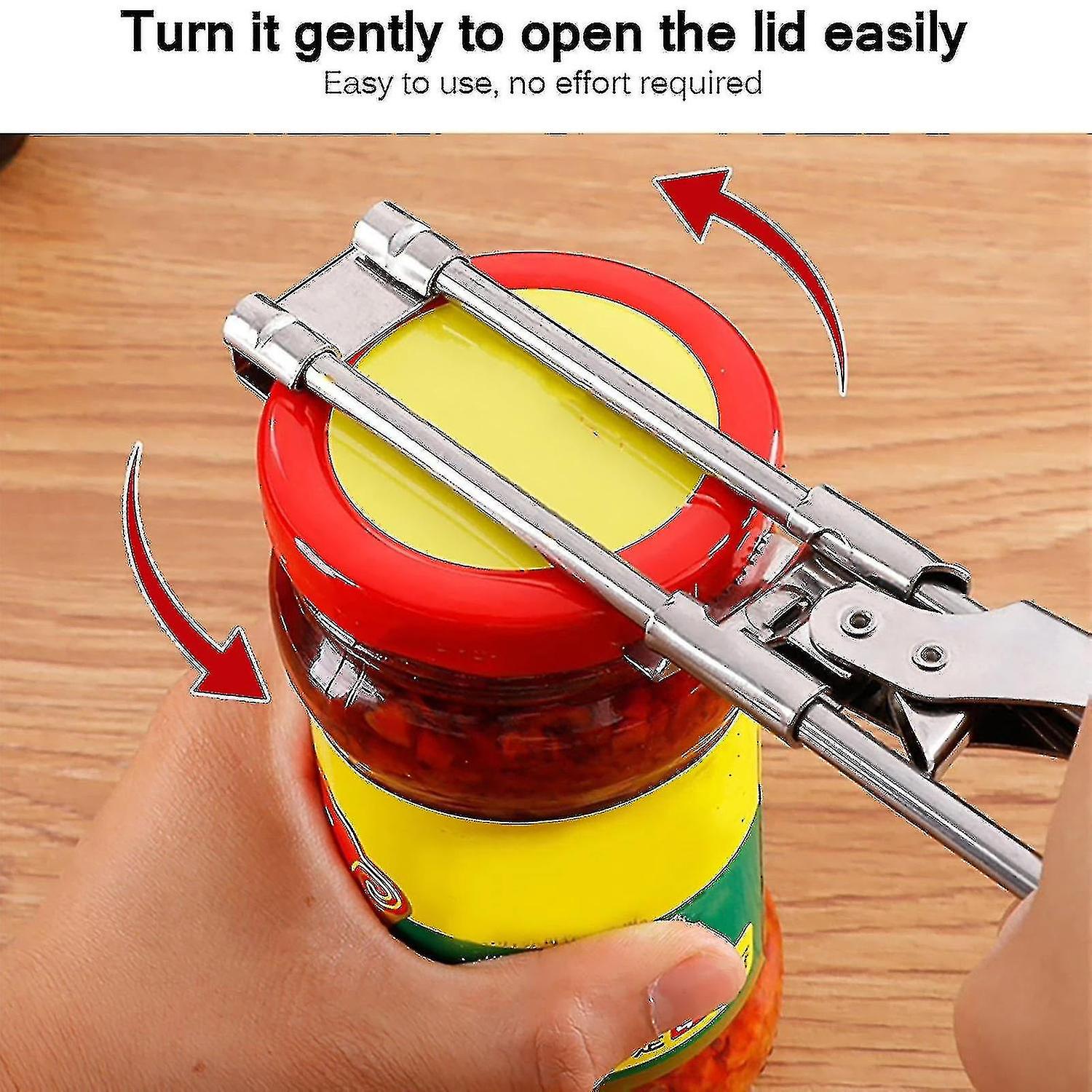 Adjustable Bottle Opener Multifunctional Stainless Steel Can Opener Bottle Opener Labor-saving Screw