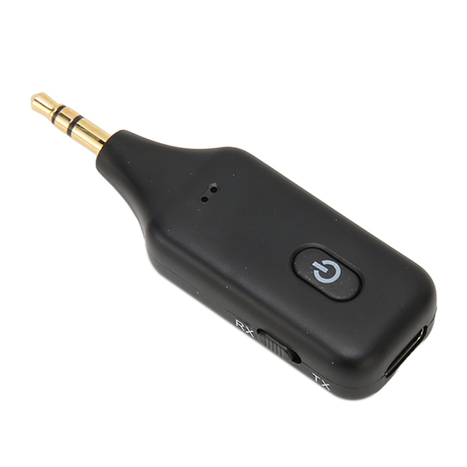 Bluetooth 5.1 Receiver Transmitter 3.5mm AUX Plug Hands Free Call 3 in 1 Wireless Sound Music Adapter for PC TV Car