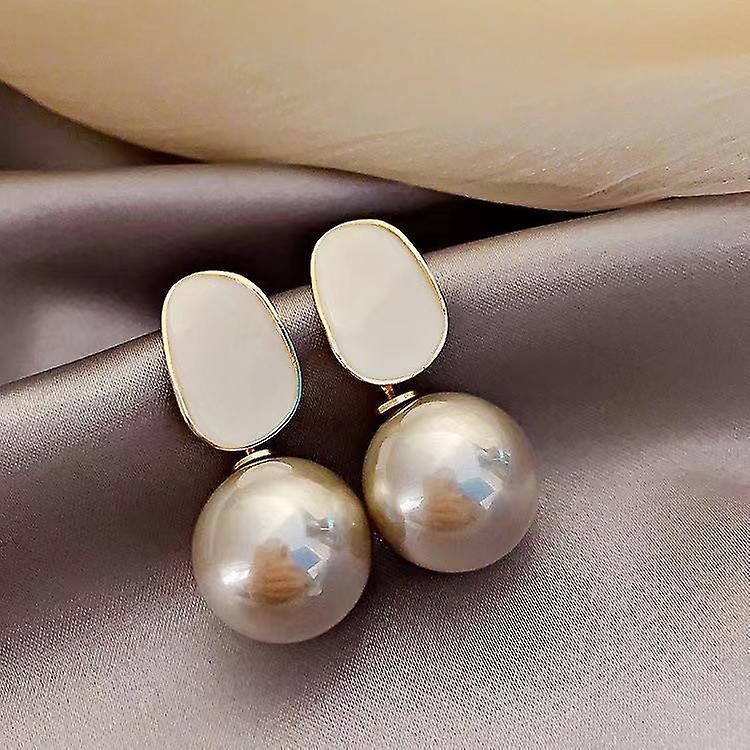 Femmes boucle d’oreille fille goujon oreille Drop Arrivée Coréen Lumière Luxe Élégant Imitation Perle Dangle Sweet Wa