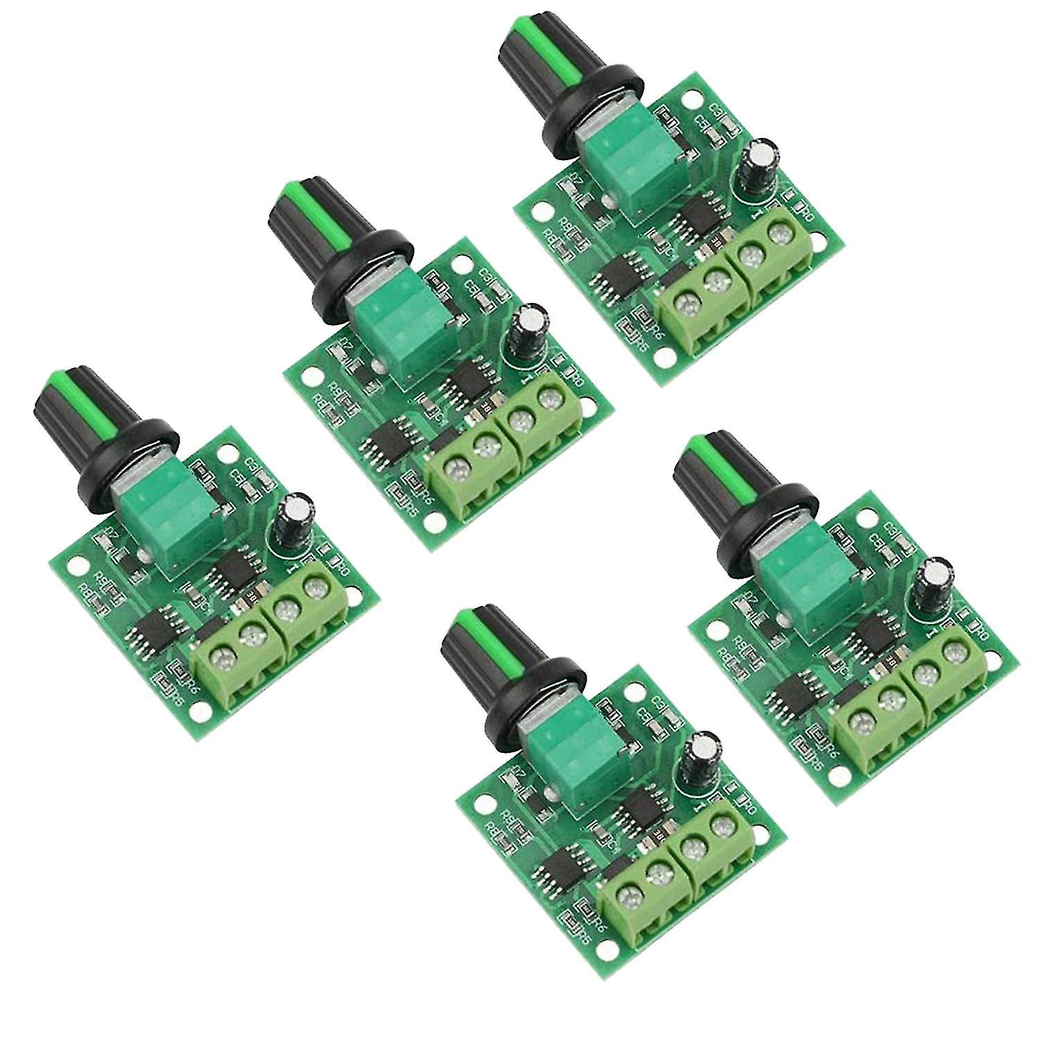 Pack Of 5 Motor Speed Controller Speed Regulator Low Voltage Dc Motor Speed Controller