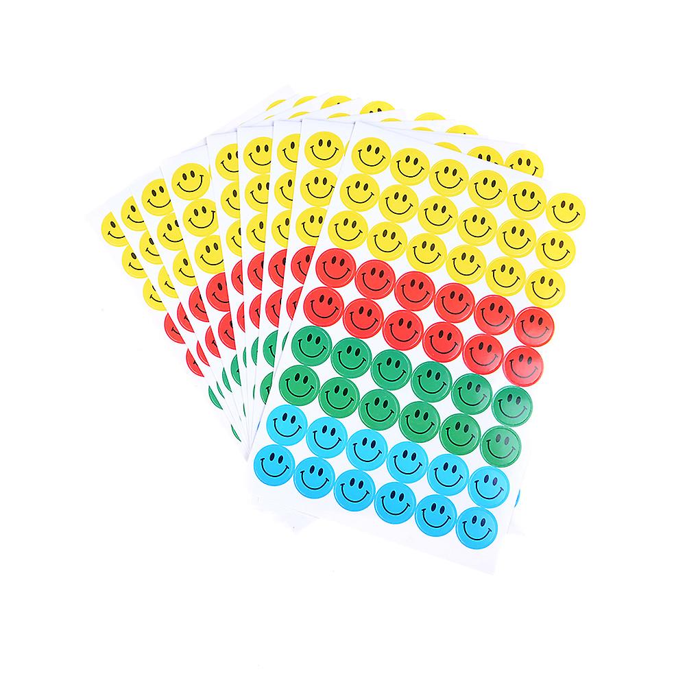 10pcs/pack Emoji Sticker Smiling Face Stickers For Children Stickers Toy