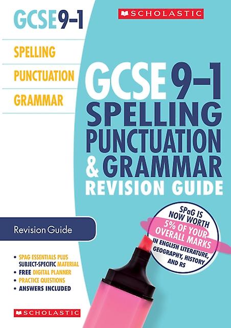 Spelling Punctuation And Grammar Revision Guide For All Boards by Charlotte Gallimore Paperback