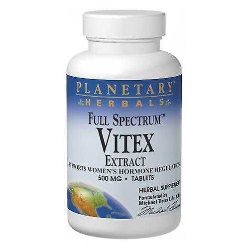 Planetary Herbals Full Spectrum Vitex Extract, 120 flikar (Förpackning med 1)
