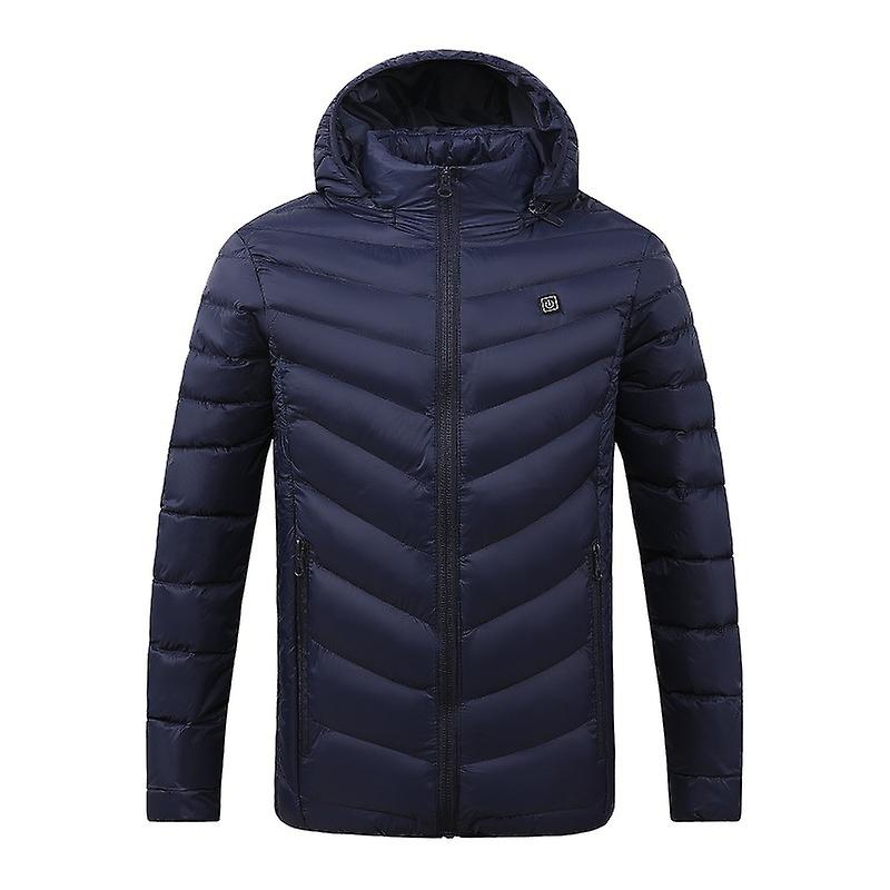 USB Electric Heated Jacket 4 Zone Blue S