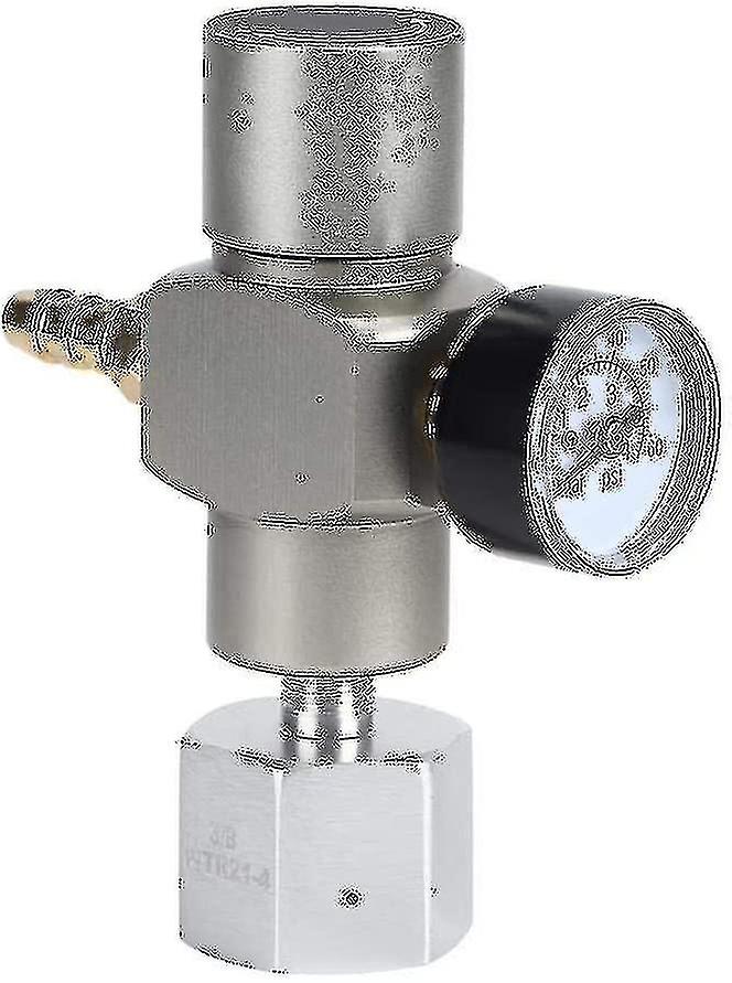 Co2 Pressure Regulator, 2 In 1 Mini Co2 Gas Regulator Soda Pressure Gauge With 3/8in To Tr21.4 Adapter compatible with Sodastream Fi