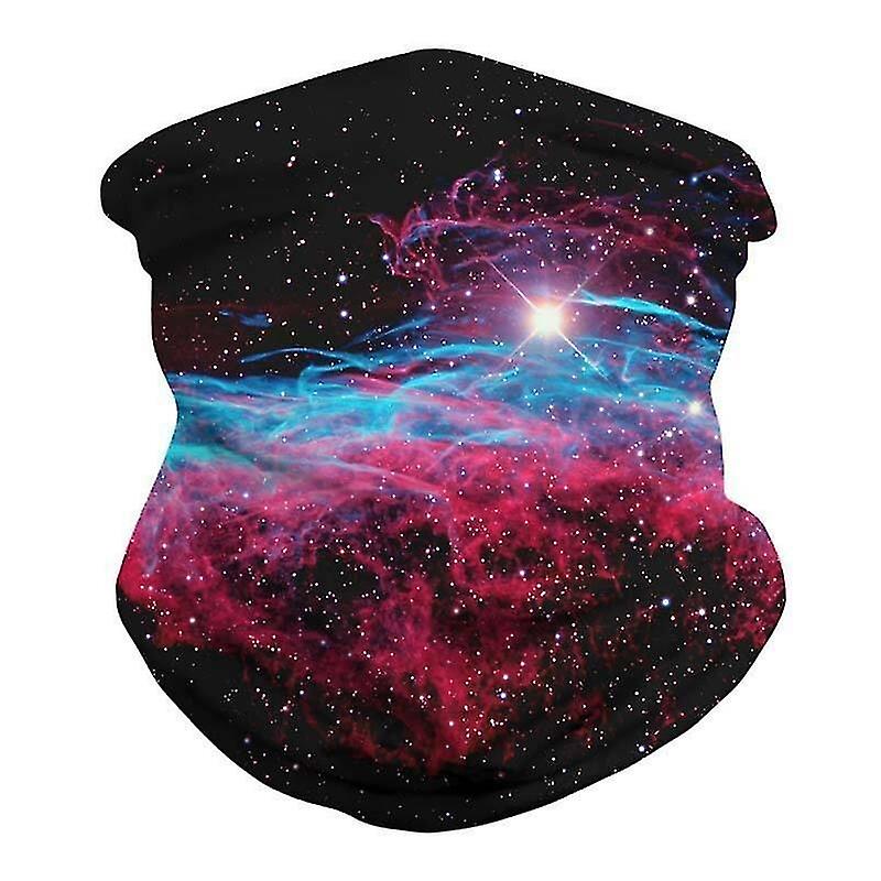 Balaclavas Red Space Multi Use Balaclava Face Mask Cycling Neck Tube Scarf Snood Warmer Headband