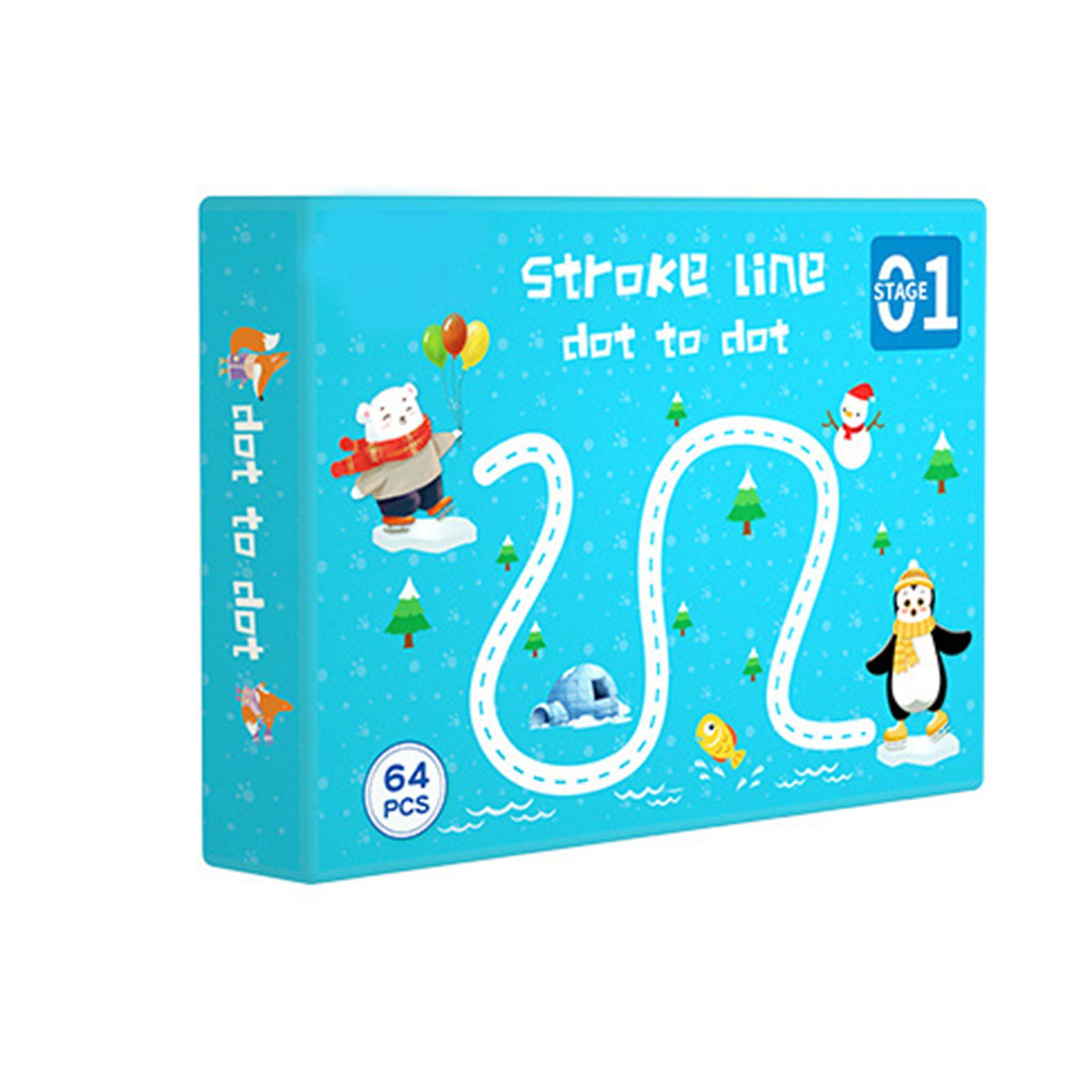 Magical Tracing Workbook Kids's Preschool Educational Toys Erasable Reusable Logical Thinking