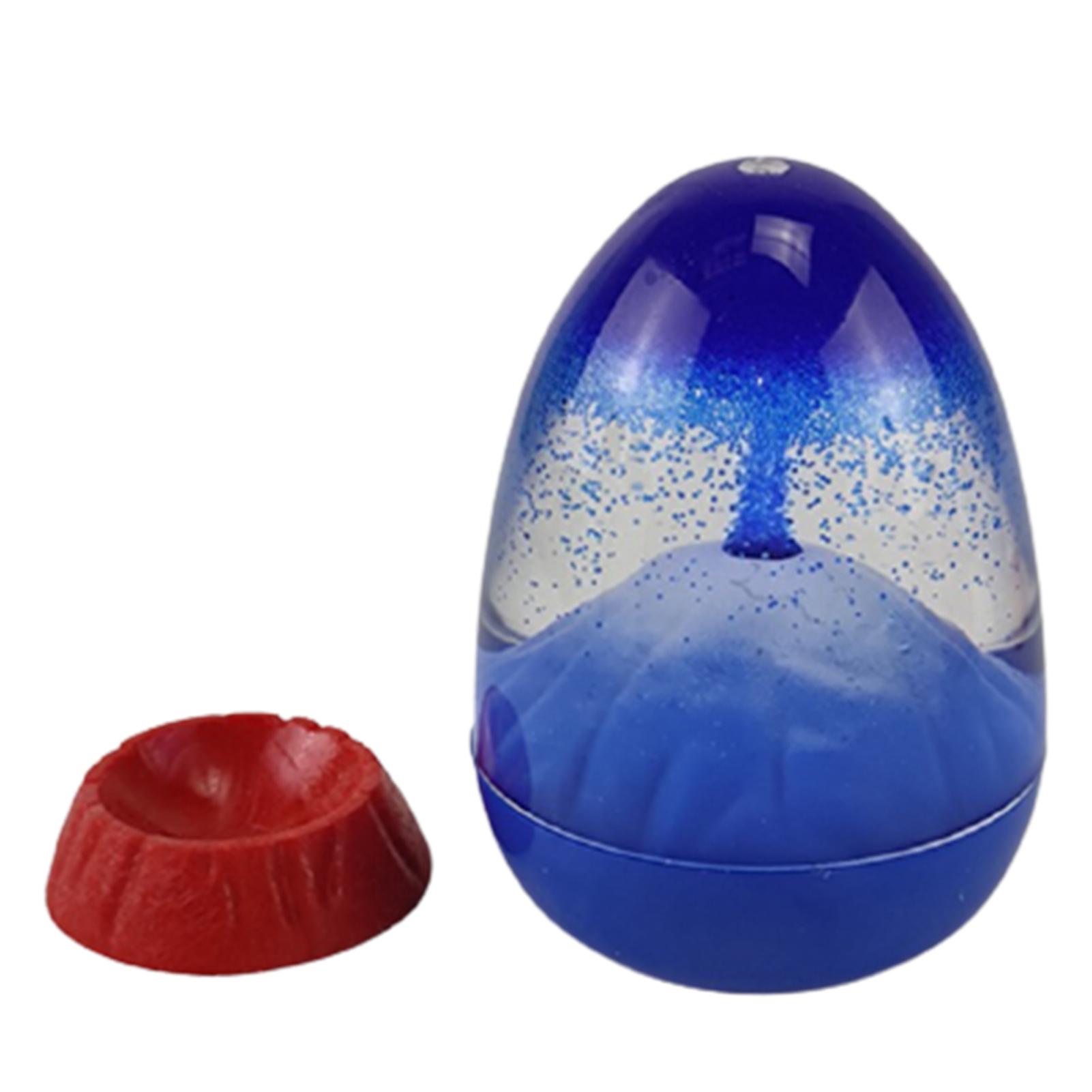 Eggshell Volcanic Eruptions Floating Sand Hourglass Home Decor Fairy Landscape Desktop Ornament for