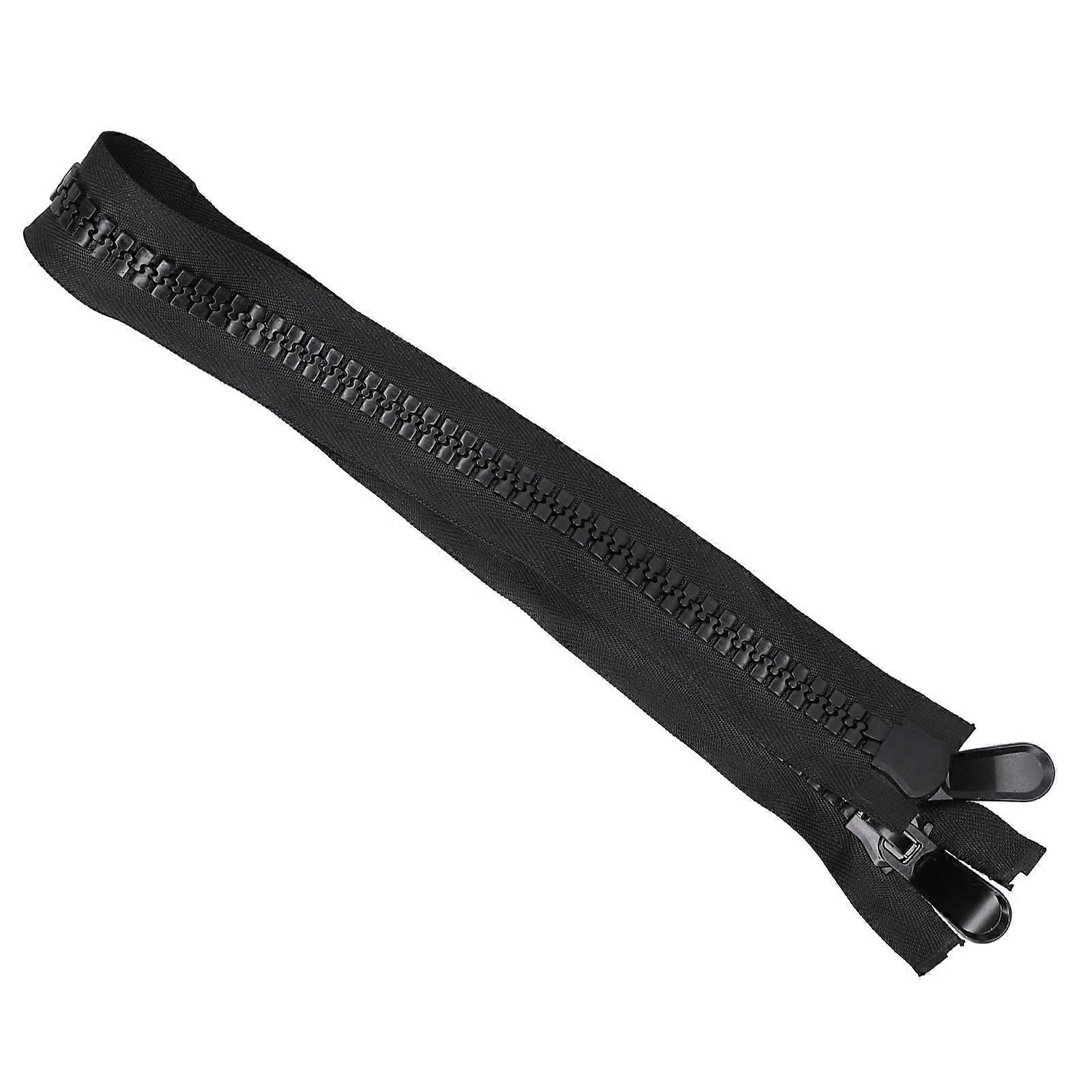 Large Plastic Zipper with Pulls, Open End Zipper for Tent Bag, DIY Sewing Accessories, 77cm