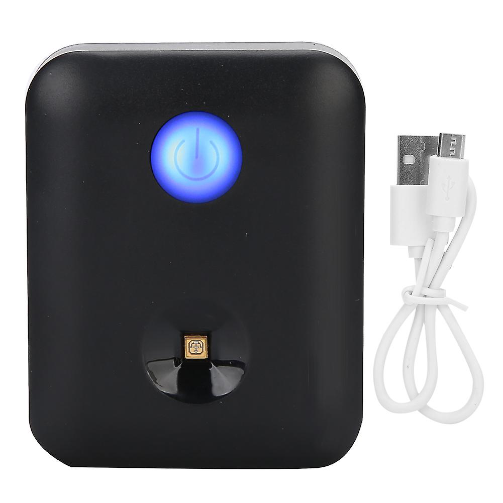 Mini Rechargeable LED Ultraviolet Cleaning Lamp for Home, UV Light for Toilet Trash Can, Black