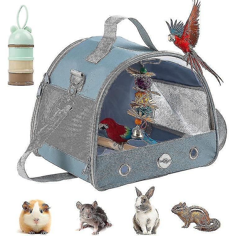 Lightweight Breathable Birdcage Parrot Travel Transparent Bag