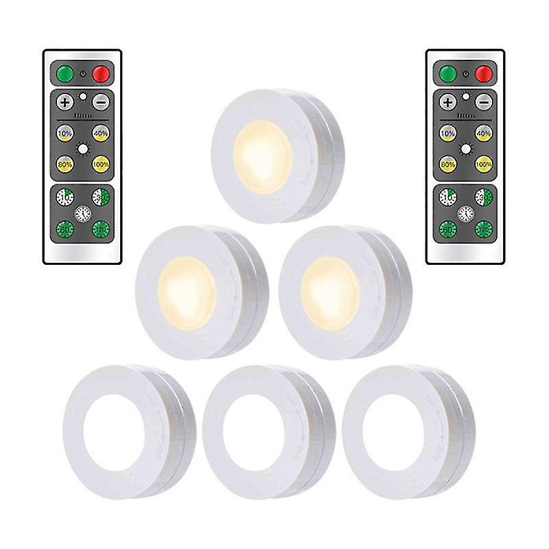 8pcs Wireless Remote Cabinet Light