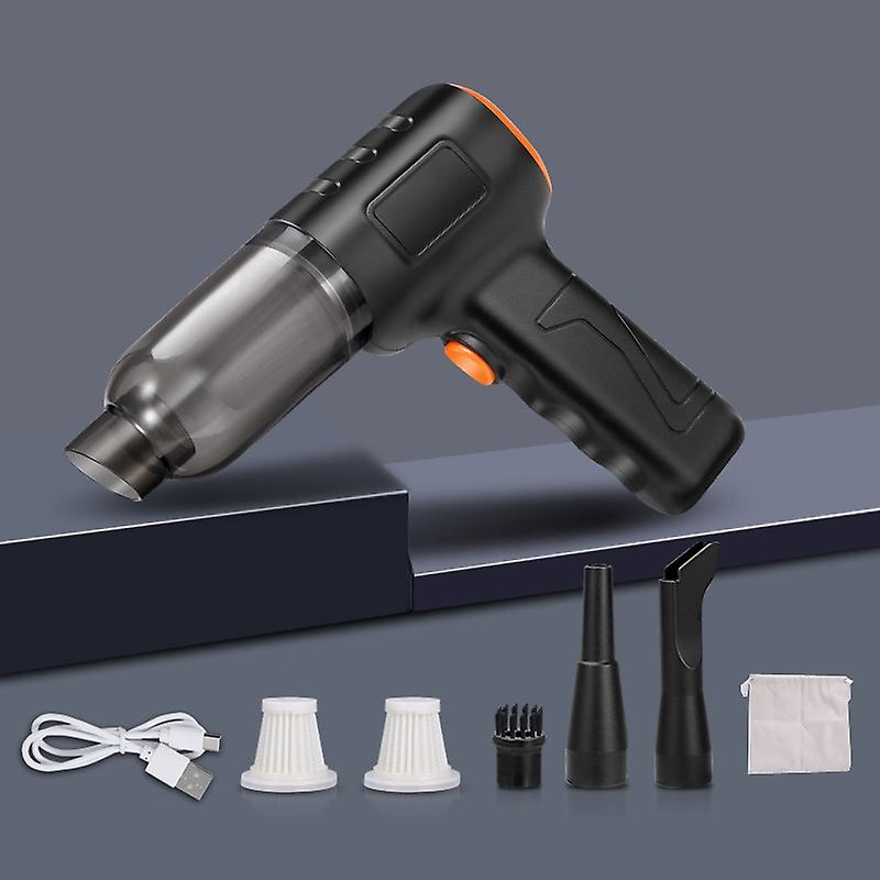 Vacuum Cleaner Brush 200W 2 Filters Storage Bag (Black)