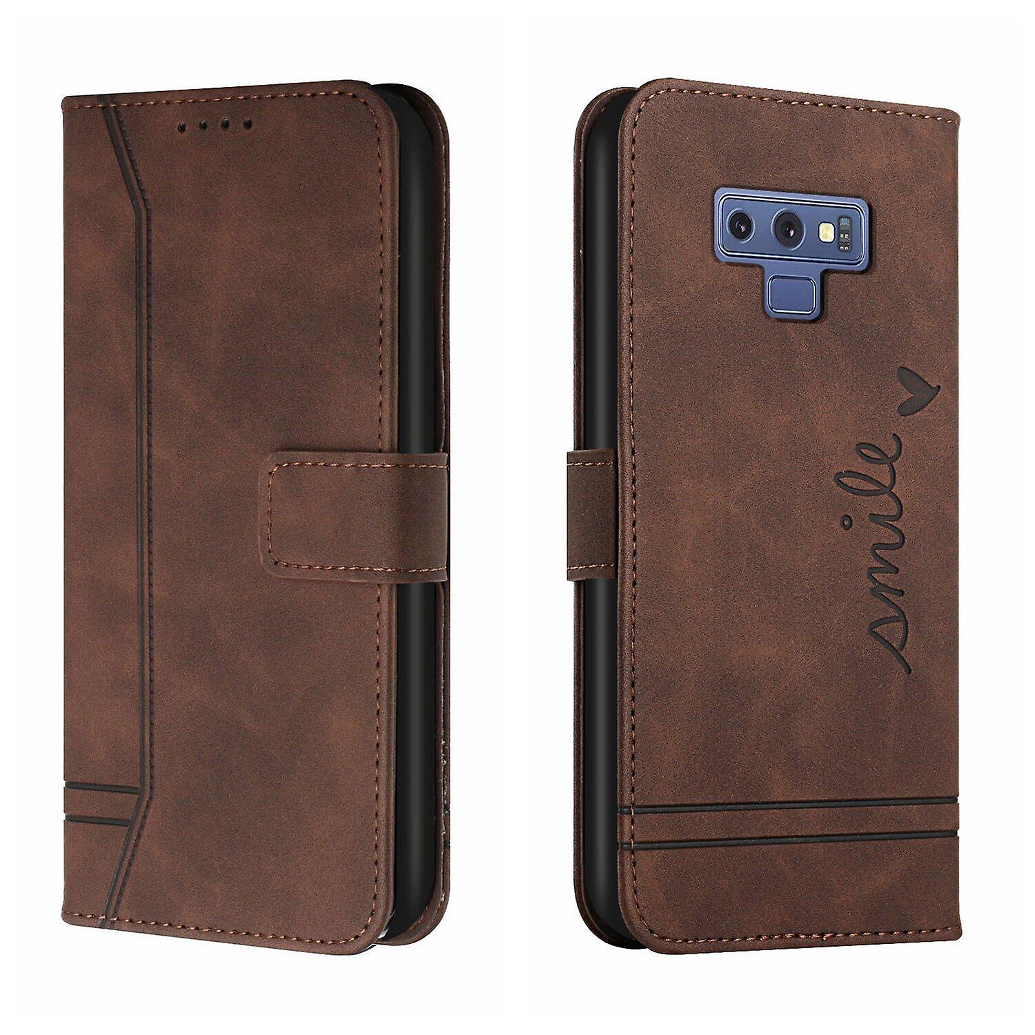 Leather Magnetic Closure Case with Flip Wallet Stand Function Cover for Samsung Galaxy Note9