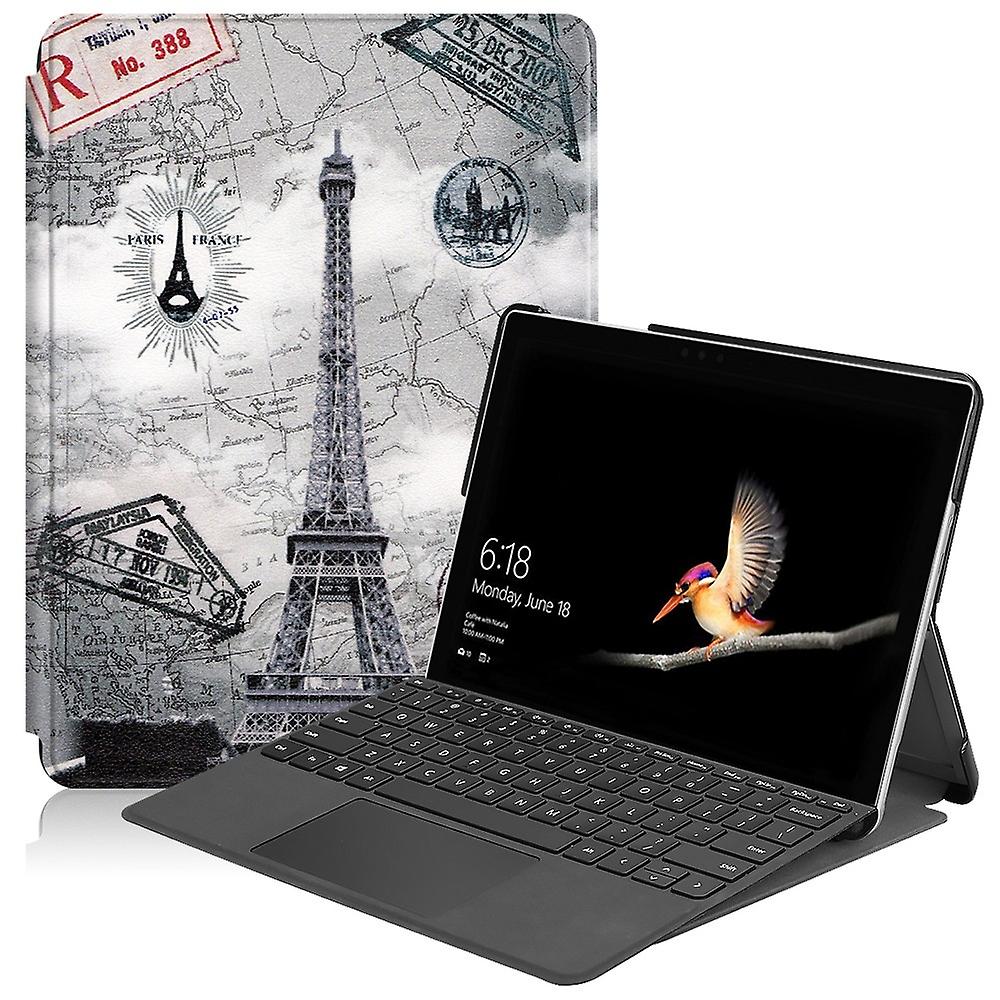 Colored Painted Pattern PU Case For Microsoft Surface Go 10 inch