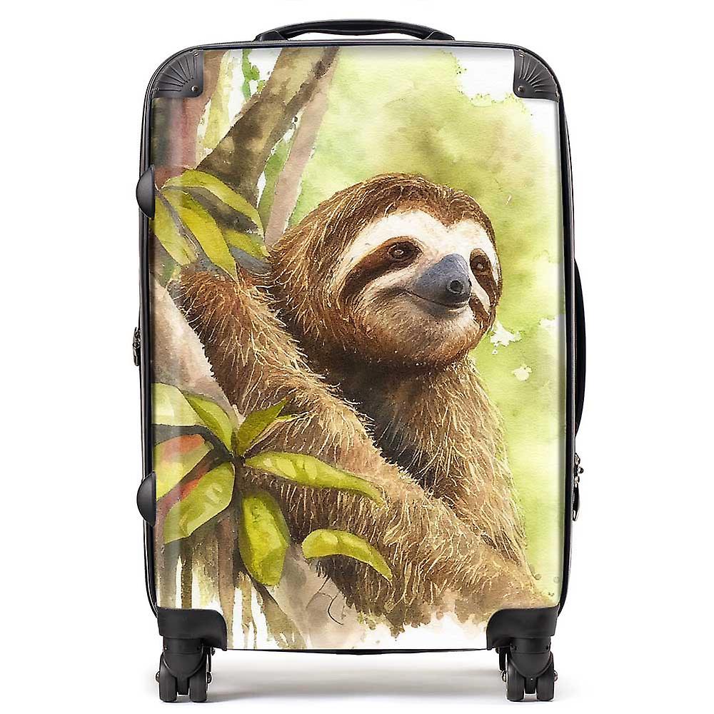 Sloth Watercolour Suitcase