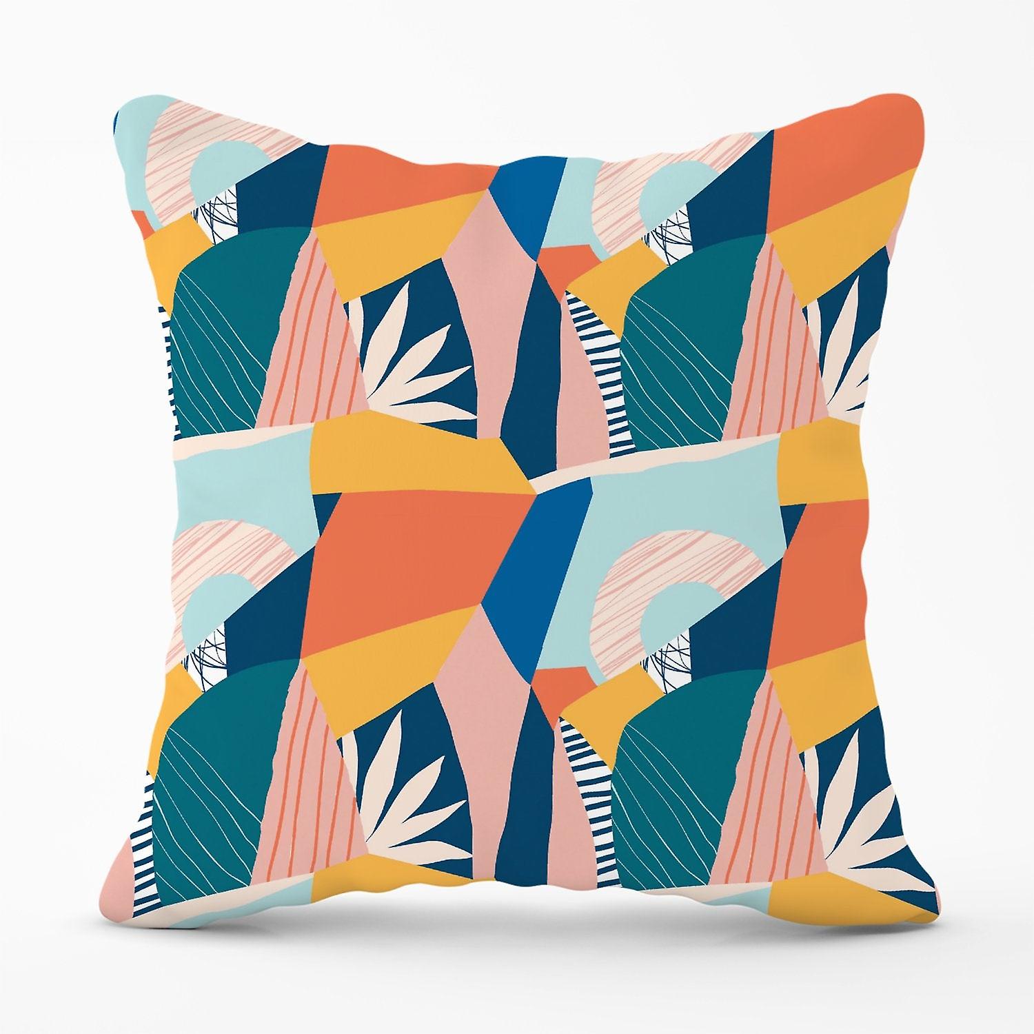 Modern Floral Pattern Outdoor Cushion