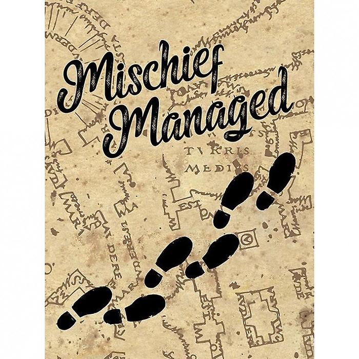 Harry Potter Mischief Managed Canvas Print