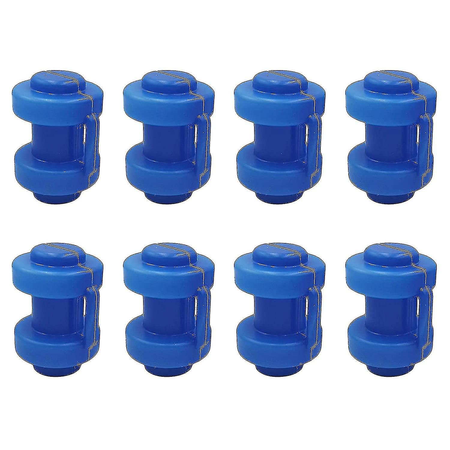 8pcs Trampoline Enclosure Pole Cap Plastic Trampoline Leg Caps 25mm