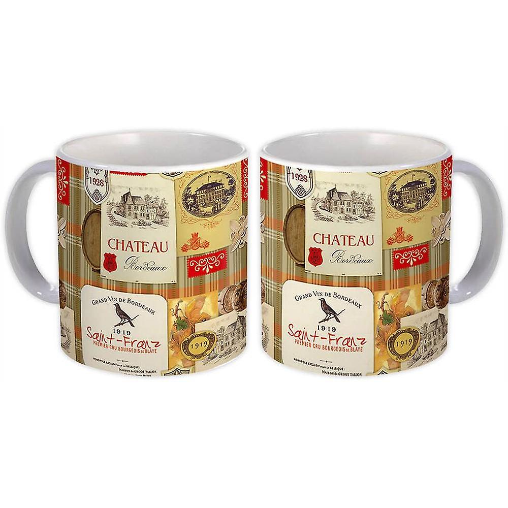 Gift Mug: Wine Champagne Cork Table