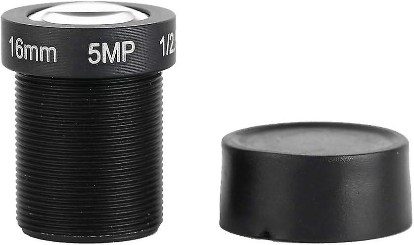 Camera Lens, 5MP 16mm HD Single Prime Wide Angle Lens Replacement Accessory for Camera