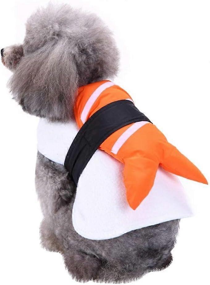 Sushi Chef Kimono Cosplay Clothing Funny Pet Dog Puppy Pet Party Clothes Polyester(L)