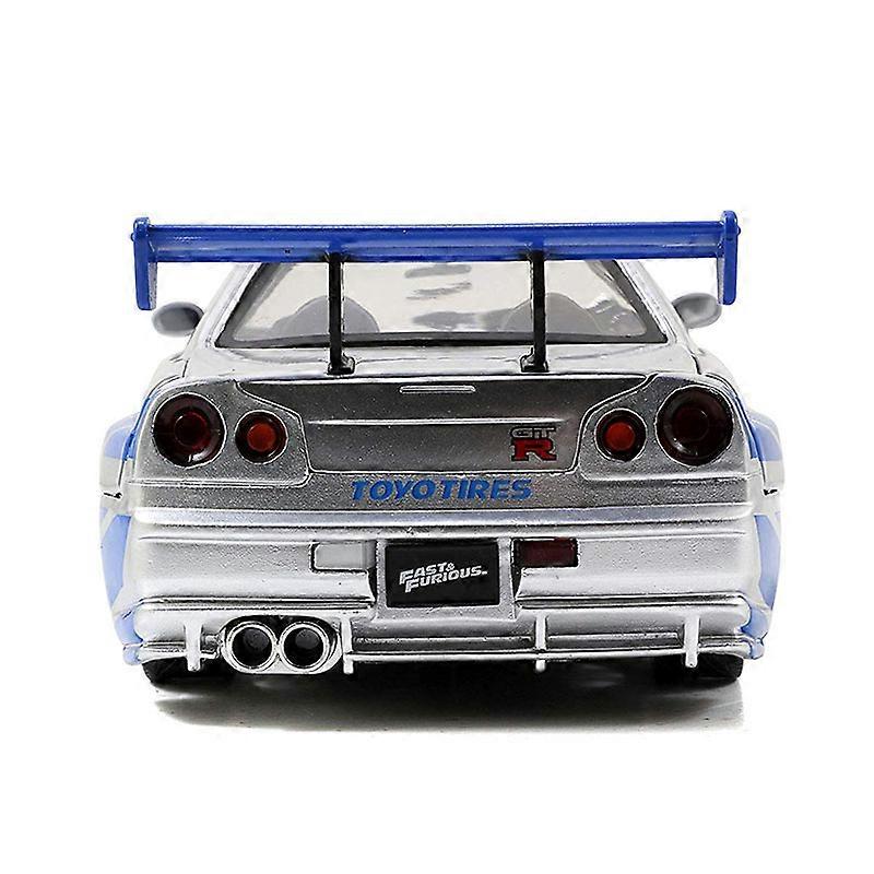 Alle 1:24 Fast and Furious Nissan Skyline GTR R34 Mitsubishi