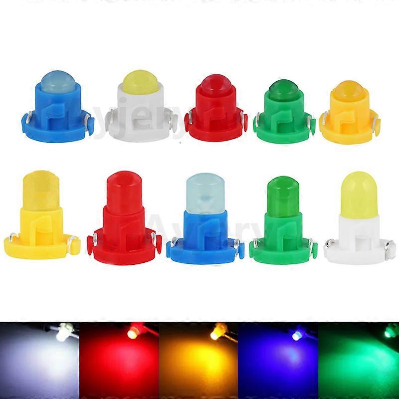 20pcs 12V T3 T4.2 T4.7 Led Dashboard car light Bulbs For Instrument Cluster Guage Lamp Indicator Bulb White Blue Red