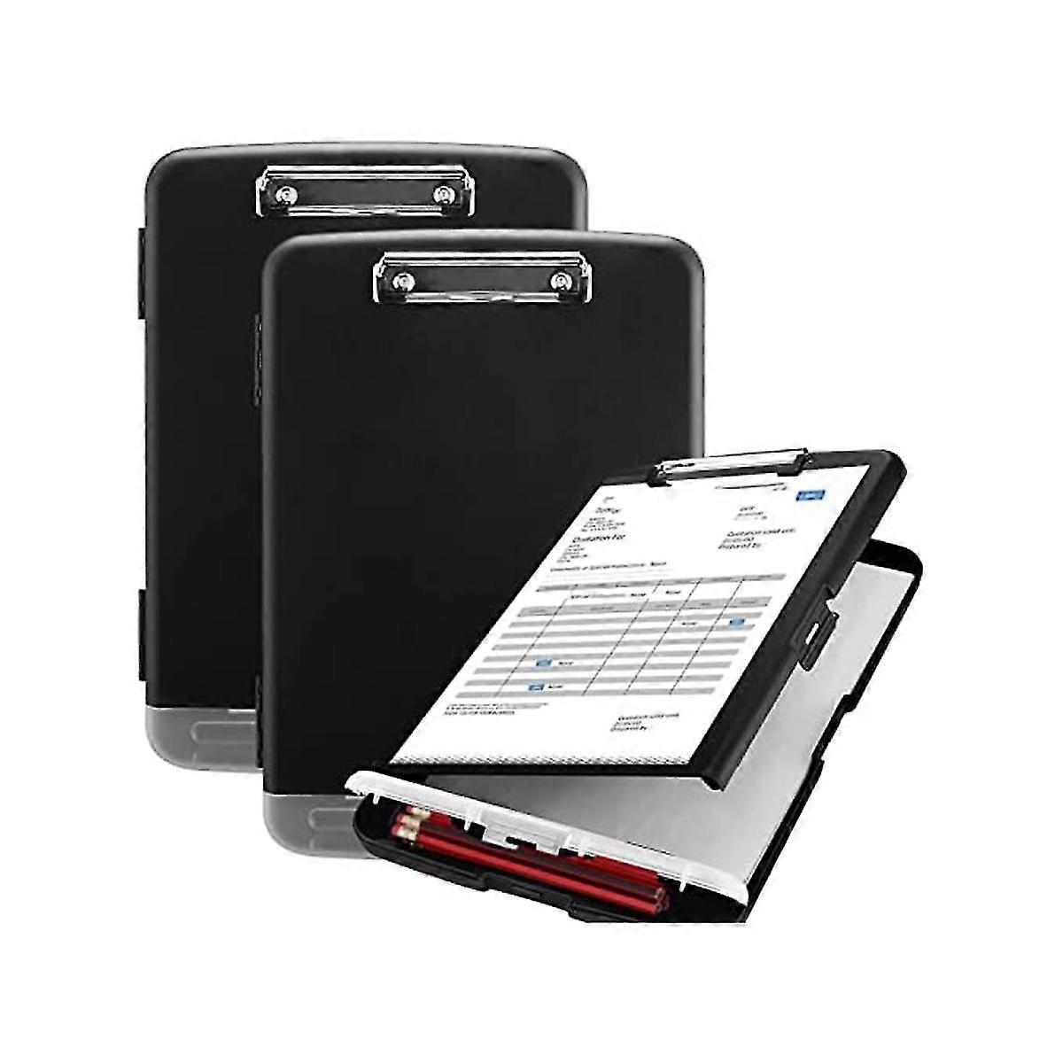 2pack Clipboard With Storage,a4 Size High Capacity Nursing Clipboards,heavy Duty Office Clipboard F