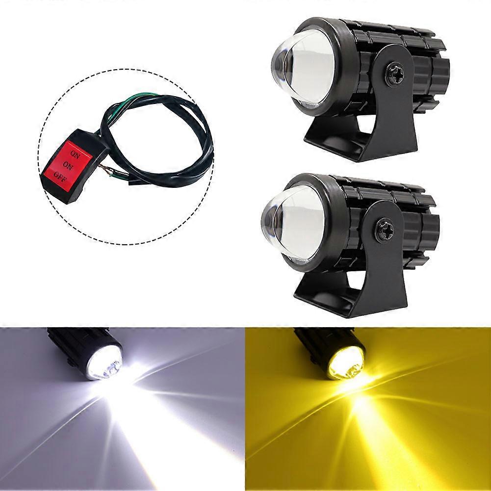 Led Motorcycle Light Mini Dual Spotlights Headlight Fog Lamp For Additional Motorcycle Led Lights Led Front H4 Led Moto